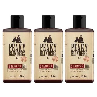 Imagem de Kit 3x Shampoo Para Barba Peaky Blinders 120ml Don Alcides