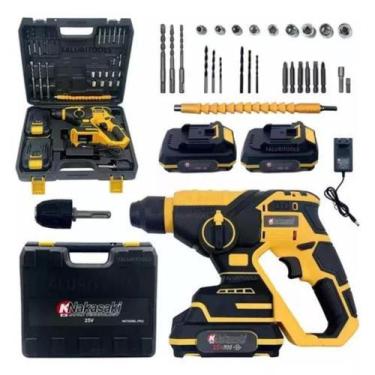 Imagem de Martelete Rotativo Com 2  Bateria Excelente Produto!! - Knakasaki