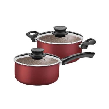 Imagem de Jogo de Panelas Paris 2 Peças Alumínio Antiaderente PATV1 e PATV3 - Tr