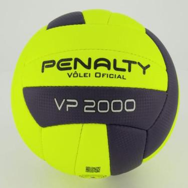 Imagem de Bola de Vôlei Penalty VP 2000 X Amarela e Marinho, Único