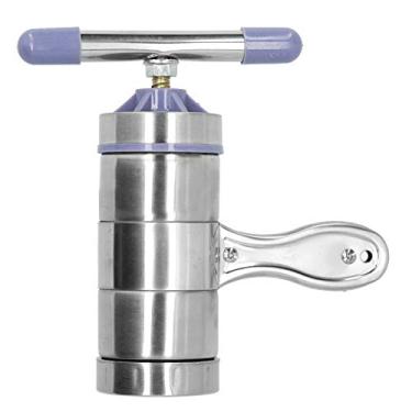 Imagem de Máquina Manual de Macarrão, Prensa de Macarrão Com 5 Cabeças de Molde, Acessório de Cozinha de Aço Inoxidável, Fácil de Operar para Uso Doméstico ou Em Restaurante