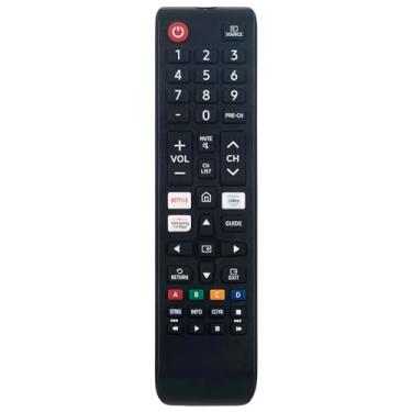 Imagem de Ternos de controle remoto de substituição para Samsung 4K Crystal UHD HDR Smart TV TU700D TU7000 TU-6950 TU690T Series UN40N5200AFXZA UN50TU700DFXZA UN70TU700DFXZA UN43TU690TFXZA UN70TU690TFXZA