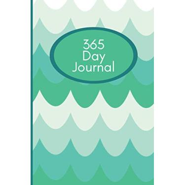 Imagem de 365 Day Journal - One Page A Day | Lined | Undated | 6x9 Daily Diary | Wave Pattern Cover: Daily Diary for 365 days of Journaling. Gift for Family and Friends