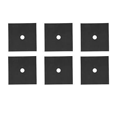 Imagem de Protetor de Fogão de 3 Unidades para Fogão a Gás, Lavável, Reutilizável, Tampas Superiores de Fogão, Tampas de Queimador de Fogão para Fogão a Gás, Almofada Protetora Quadrada de