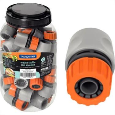Imagem de Engate Rapido Tramontina Com Aquastop Pote Com 40 Pecas - 78508/750 - 