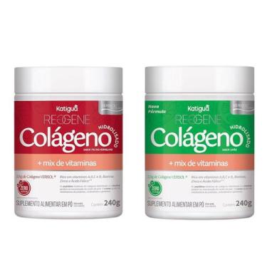 Imagem de Kit 2 Colágeno Hidrolisado Verisol + Mix Vitaminas Sabores - Katigua