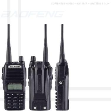 Imagem de Reposição Do Rádio Comunicador UV-82 Com Bateria, Antena e Clip - LELL