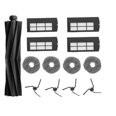 Imagem de Peças de reposição adequadas para aspirador de pó robô Eufy X9 Pro, kit de acessórios, rolo de escova, filtro, laterais, escovas e almofadas de esfregão