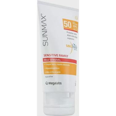 Imagem de Protetor Solar Sunmax Sensitive FPS50 Corporal Pele Sensível 160ml