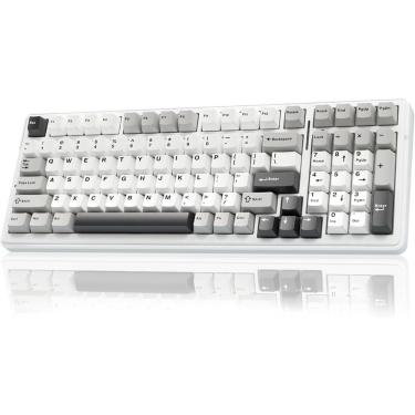 Imagem de Teclado mecânico sem fio aula F99 Tri-Mode BT5.0/2.4GHz