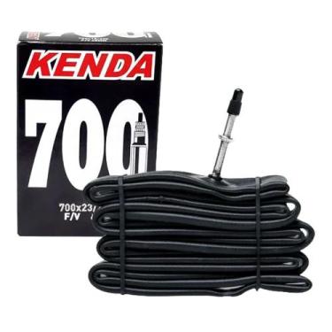 Imagem de Câmara de Ar Bicicleta 700x23/25C Kenda Válvula Presta 60mm Speed
