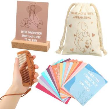 Imagem de Conjunto de presentes pós-parto Yungyan New Mom com 20 cartões de afir