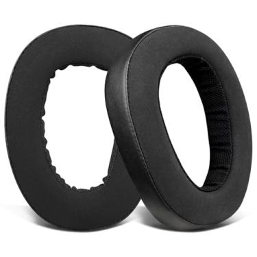 Imagem de SOULWIT Substituição de Almofadas para Sennheiser GSP500, GSP550, GSP600, GSP 670 Headset, Almofadas Auriculares para EPOS H6 Pro, GSP601, GSP602 Fone de ouvido - Tecido Nano Preto