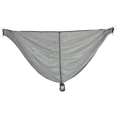 Imagem de Equip Rede de mosquiteiro para ambientes externos com malha de poliéster No-See Um para proteção de 360 graus, configuração rápida e fácil, cinza, 284,5 cm C x 134,6 cm A