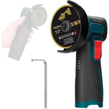 Imagem de Ferramenta Esmerilhadeira Lixadeira Angular Elétrica 12V Bateria Recarregável Sem Fio Com Acessórios