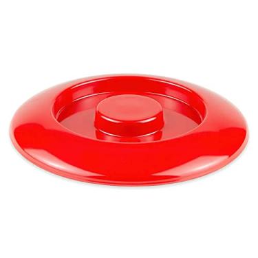 Imagem de GET TS-800-L-R aquecedor de tortilha de melamina apenas/tampa do suporte, 19,7 cm, vermelho (conjunto de 12)