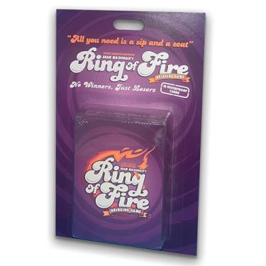 Imagem de INI Ring of Fire Card Game | Fun Drinking Game for Adults Party | Card Games for Game Night, Bachelorette, Birthdays, Parties & Gifts | for 3+ Players, Ages 21+