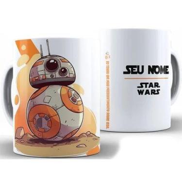 Imagem de Caneca Star Wars Personalizada C/ Nome  - Xícara 325ML Porcelana Super