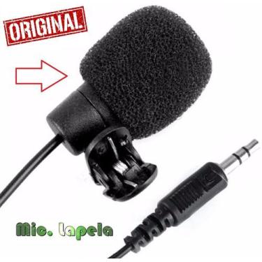 Imagem de Microfone De Lapela P2 Profissional Gravação Câmera Dslr Pc Desktop Fi