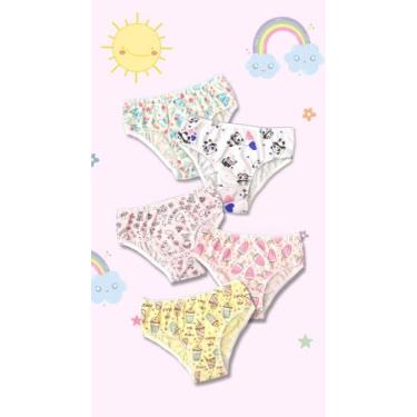 Imagem de Calcinha Infantil Bytoka 100% Algodão com Elástico - Bitoka, P