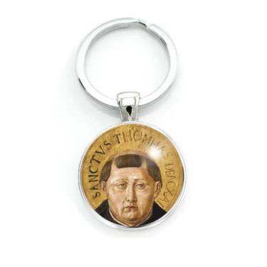 Imagem de Chaveiro São Tomás de Aquino Santo Católico - RECANTO ASTRAL