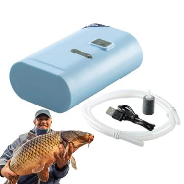 Imagem de Bomba De Ar Para Aquário - Aerador USB Silencioso E Portátil,Acessórios Para Aquicultura Tanques Lagos Hidroponia Répteis Camarão