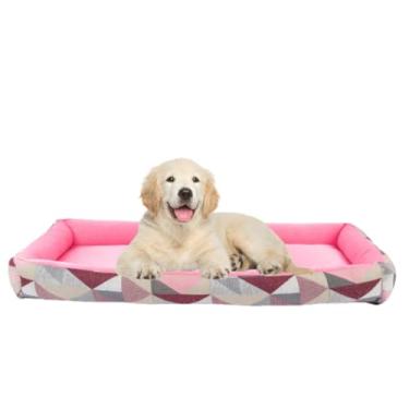 Imagem de Cama Pet Extra Grande Tamanho XG Cama Para Cachorro Gigante Lavável + Osso Mordedor Anti-stress