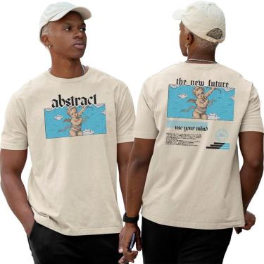 Imagem de Camiseta Algodão Basica‎ Abstract Angel The New Future-Unissex