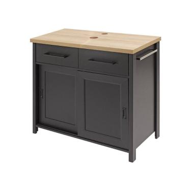 Imagem de Gabinete Armário Banheiro Ditália Bn-04 Preto