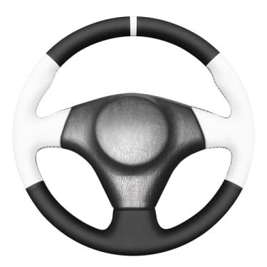 Imagem de MEWANT Capa de volante costurada à mão para Toyota RAV4 1998-2003/Celica 1999-2006/Corolla (EUA) 2003-2008/Matrix 2002-2008/MR2 1999-2007/Supra 1996-2002/Caldina 19977 -2002