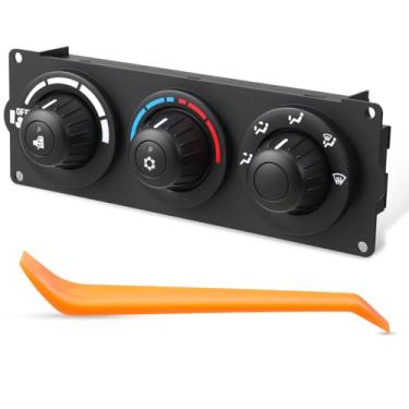 Imagem de Capoda F21-1013-21-000 Módulo de controle climático, A/C e painel de controle do aquecedor compatível com equipamento de reposição de ar condicionado Kenworth, somente cabine frontal, número de