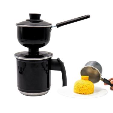 Imagem de Cuscuzeira Individual Nordestino Em Alumínio - Preto