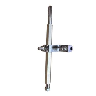 Imagem de JWQFBC Peças de Reparo para Pedal de Bumbo Duplo, Biela, Acessórios para Instalação de Bateria, Biela, com Clipe de Prata