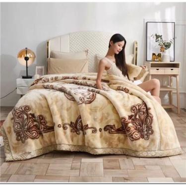 Imagem de Cobertor Fofão Casal Queen King Florado Toque de Seda - imperio confec