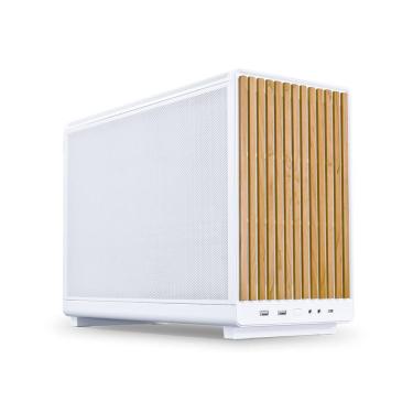 Imagem de Gabinete Lian Li A3 Micro ATX Wood Edition Branco