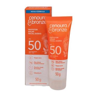 Imagem de Protetor Solar Cenoura e Bronze Facial Fps50 50g