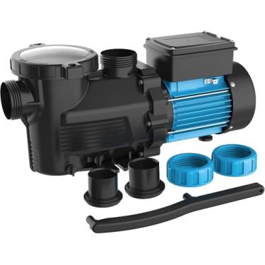 Imagem de BOMGIE In/Above Ground Pool Pump, High Flow Powerful Self Priming Pool Pump with Timer,1.5 HP 5400GPH 115V -1