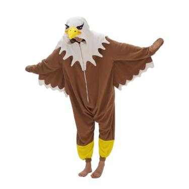 Imagem de Pijama adulto de pássaro, cosplay, fantasia de Halloween, roupa de casa para mulheres e homens, Águia, G
