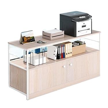 Imagem de SUNESA Suporte de impressão, prateleira, prateleira, escritório, arquivo, armário, mesa, prateleira, armazenamento, mesa, impressora, gabinete, mesa, impressora (cor: A-101 * 30 * 78)