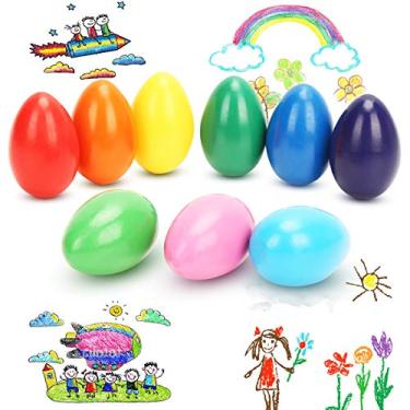 Imagem de Giz de cera para crianças, giz de cera lavável para crianças de 2 a 4 anos, seguro e não tóxico, grande e volumoso para bolsas de festa infantil, conjunto personalizado e colorido