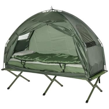 Imagem de Barraca Suspensa Portátil para Acampamento, Camping, OUTSUNNY B2 0006, Verde