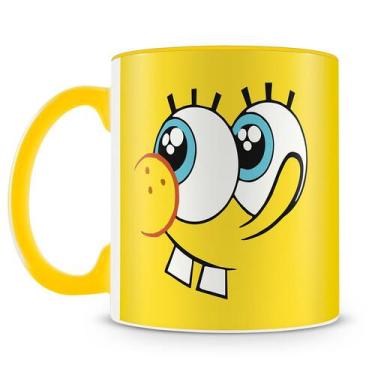 Imagem de Caneca Bob Esponja Mod.2 - Cerâmica de Alta Qualidade, 325ml - Amo Can