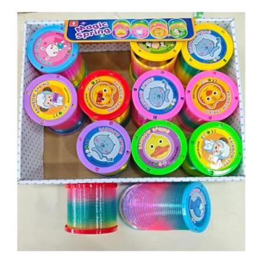 Imagem de Kit 2 Brinquedos Mola Maluca Com Led Colorida Menina Menino - top, Men