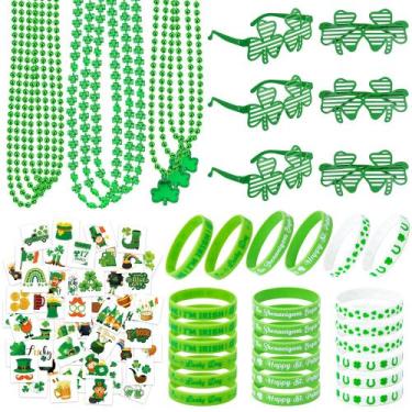 Imagem de Acessórios para o Dia de São Patrício EOBOH 140 unidades e colares de 