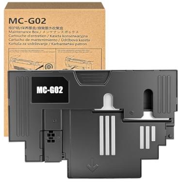 Imagem de LAIPENG Cartucho de manutenção compatível com MC-G02 para Canon Pixma G620 G3260 G1220 G2160 G3160 G2260 G3360 G1420 G2420 Recipiente de tinta para resíduos de impressora (MCG02 MC-G02 Caixa de