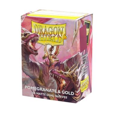 Imagem de Dragon Shield | Capas de cartão de tamanho padrão duplo fosco | 100 CT - mangas TCG premium lisas e resistentes - compatíveis com Pokemon, Flesh & Blood, One Piece & Magic The Gathering | Vermelho