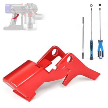 Imagem de Interruptor de gatilho de metal V7 V8 atualizado compatível com Dyson V7 V8 SV10 SV11 acessórios de reparo de aspirador de pó, acessórios de reparo de botão de interruptor de energia com kit de