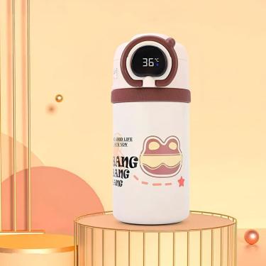 Imagem de Garrafa Térmica Infantil 550Ml Tela Digital Termômetro