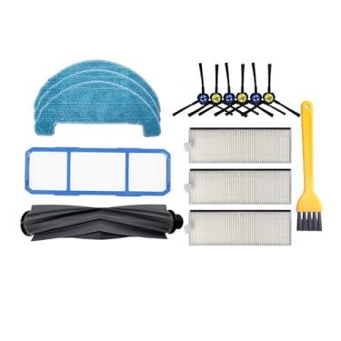 Imagem de Compatible With ILife A7 A9S / DEXP LF800 Genio Deluxe 500 Robot Vacuum Cleaner Main Side Brush Hepa Filter Mop Spare Parts Accessories(Set 2)