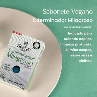 Imagem de Sabonete Exterminador Milagroso Caspa Piolho E Queda De Cabelo - Baruc